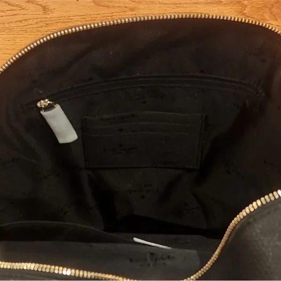 Kate Spade Dark Leather Backpack - Picture 8 of 9